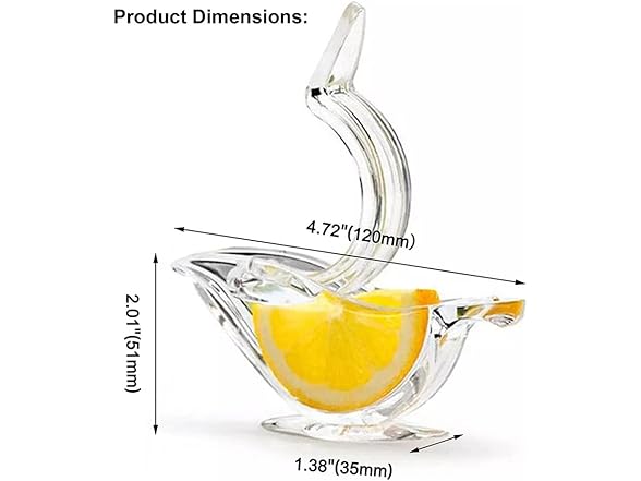 SHAX Zitronenpresse, hand squeeze juicer
