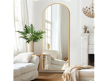 $39.99 IGREENA Arched Full Length Mirror 64"x24 dealfomo