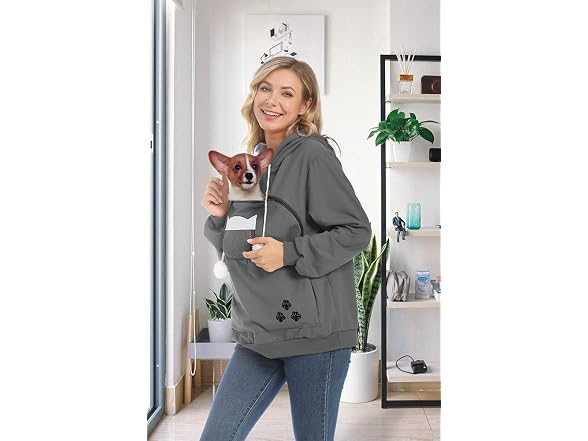 Women Pet Carrier Sweatshirt