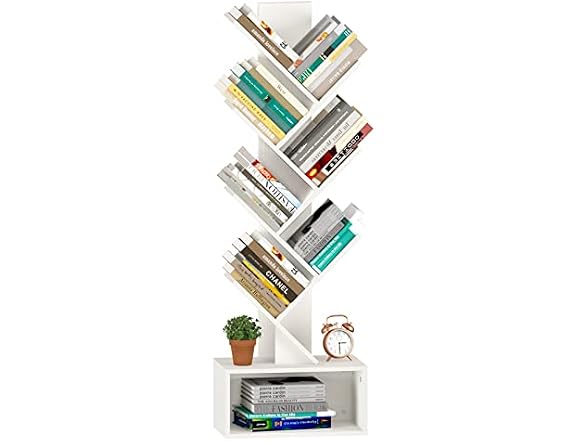 Tree Bookshelf - 6 Shelf Retro Floor
