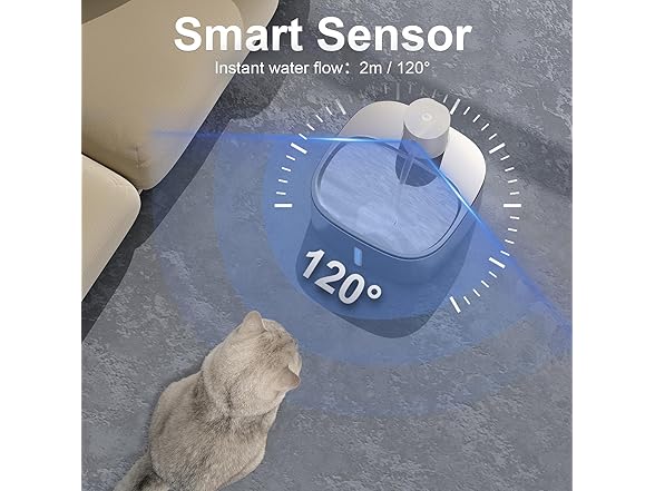 Sandpoy Cat Water Fountain Stainless 