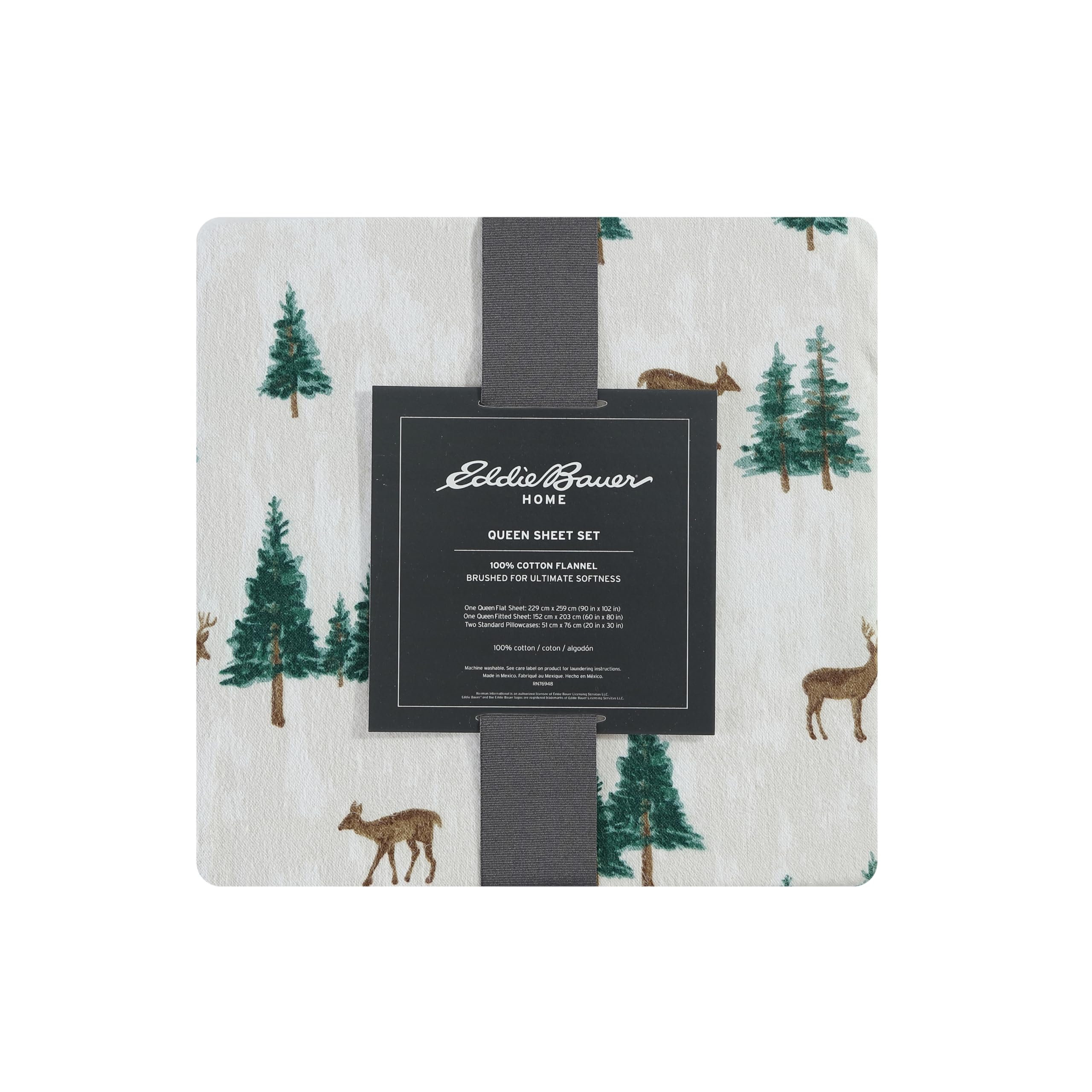 Eddie Bauer - Deer Flannel Sheets - Gallery 10