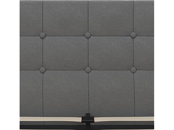 DHP Rose Upholstered Platform Bed with U