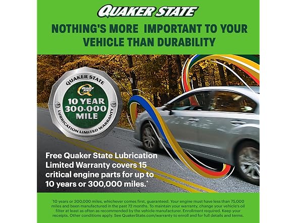 Quaker State 0W-20 Synthetic Oil 5 Quart