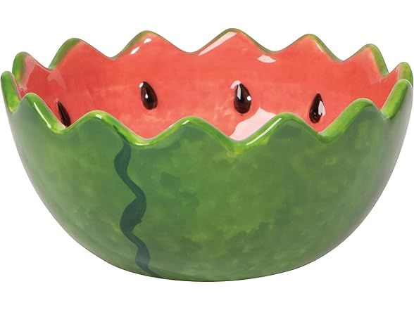 Jubilee Melon Pop Shaped 5oz Stoneware Bowls Set of 3