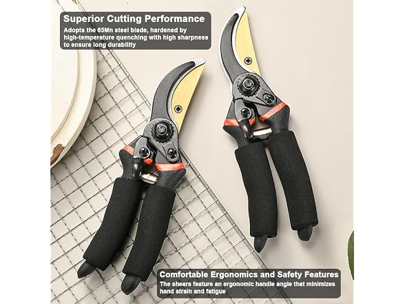 Karlak GAR-56 (2 Pack) Pruning Shears Steel