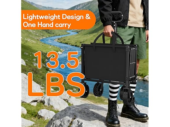 Yozoia Foldable Wagon Cart