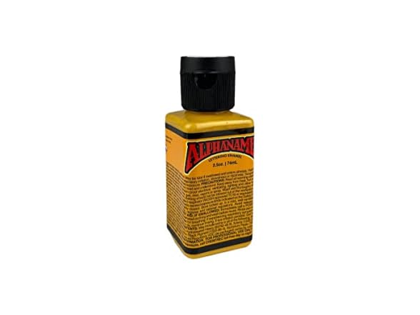 Alphanamel - Dark Yellow - Enamel Paint for