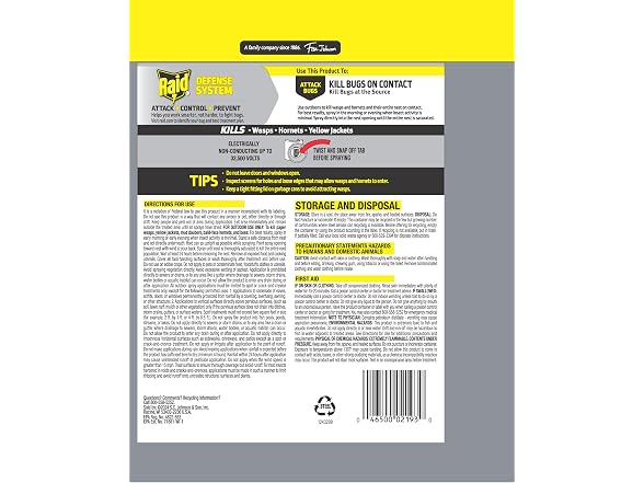 Raid GAR-03 Raid Wasp & Hornet Killer 14 Oz, 2 Ct
