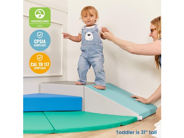 ECR4Kids SoftZone Adventurer Ramp, Corner Climber