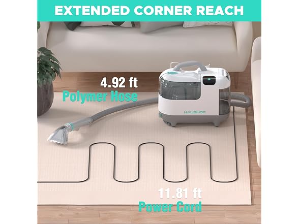 HAUSHOF Steam Carpet Upholstery Cleaner