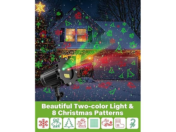 ECOHDT Brighter Laser Christmas Decorations