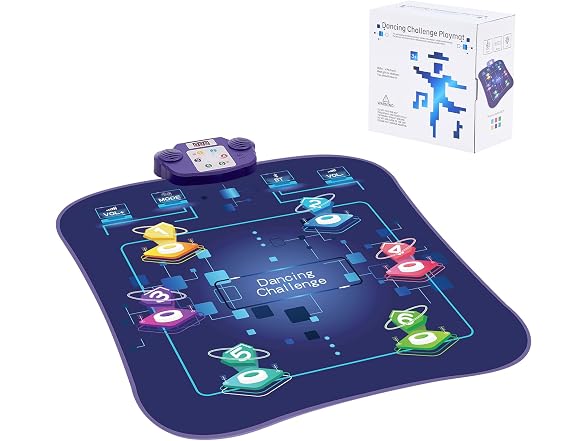 Dance Mat, 6-Button Dance Mixer Rhythm Step Play