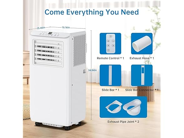(NEW!) AutoSteelix 8kBTU Portable AC