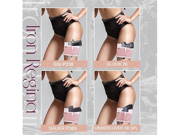 Women's Concealed Thigh Pistol Holster