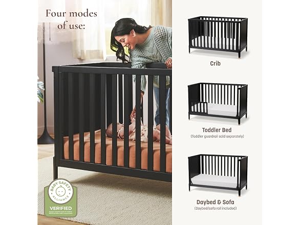 Little Seeds Aster 4-in-1 Convertible Crib