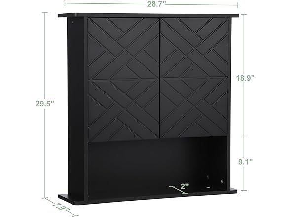 GAOMON Medicine Cabinet with Two Door