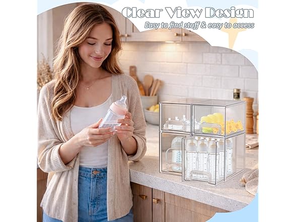 zebrater Baby Bottle Organizer