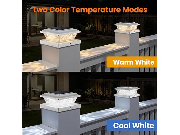 Brightever 6-Pack 4x4/3.5x3.5 Post Cap - Gallery 3