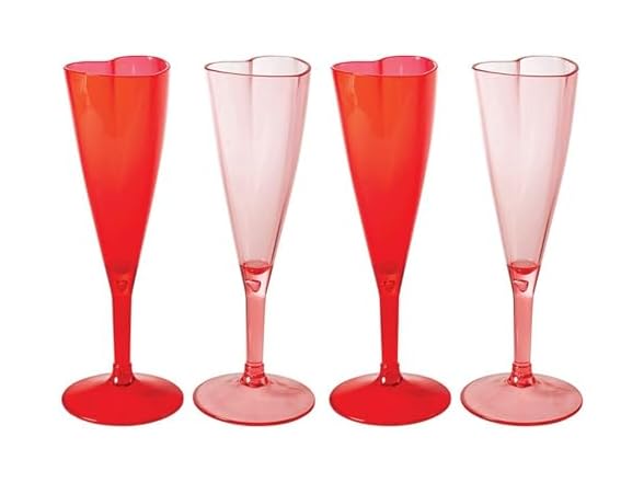 Slant Party Supplies Champagne Flutes