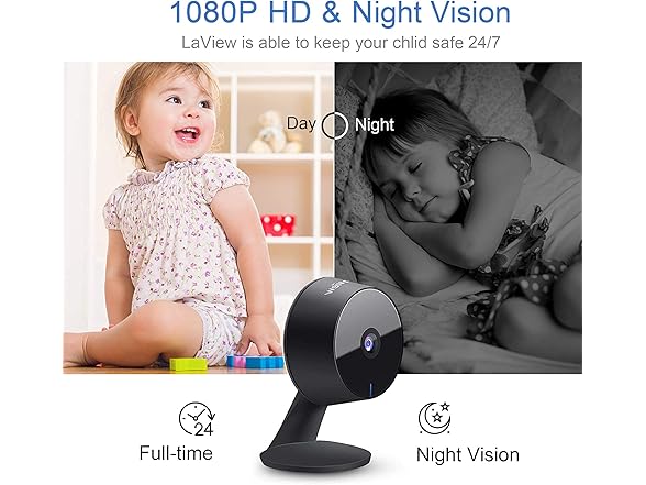 LaView 4 Pack 1080P Security Cameras