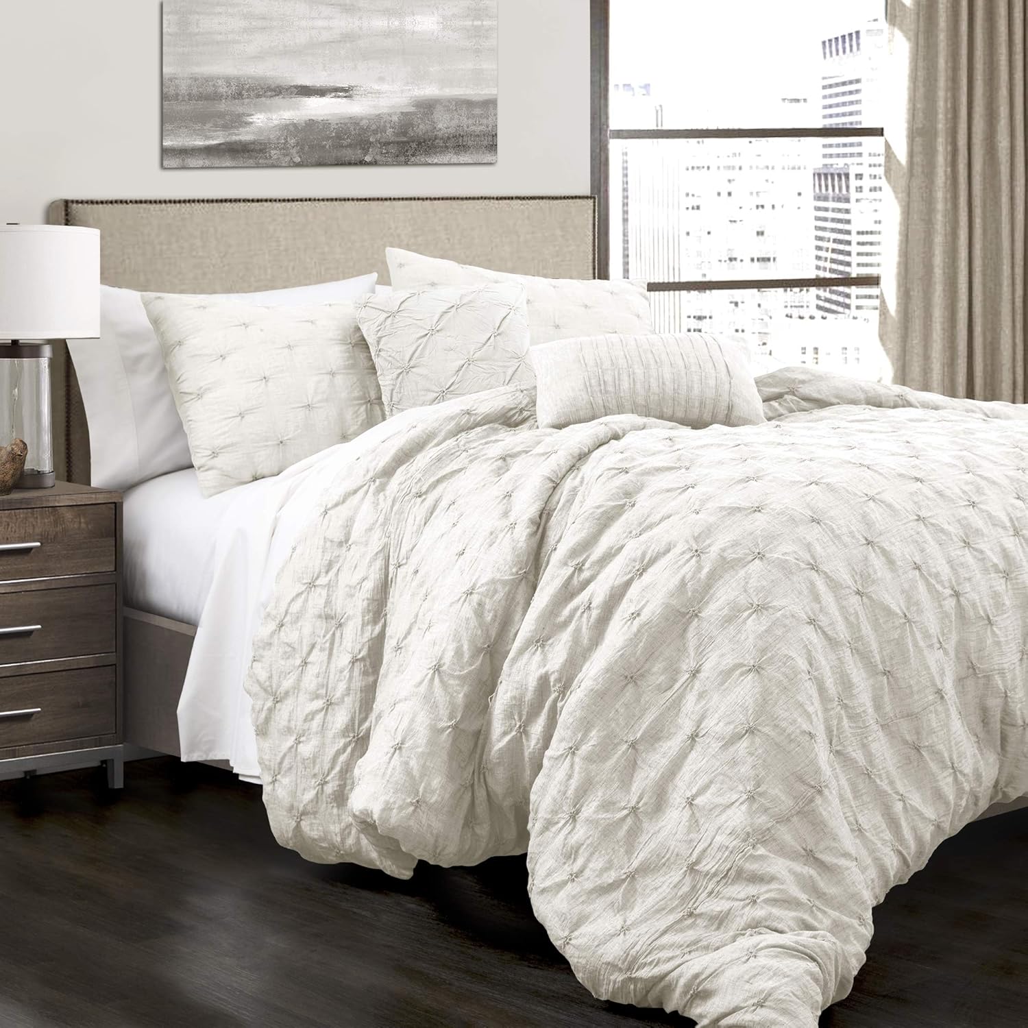 Lush Decor Ravello Pintuck Comforter Set - Gallery 10