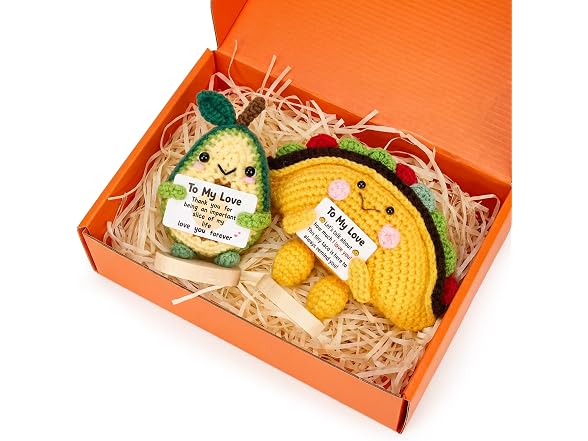 Bafeil 2 PCS Crochet Gift Set
