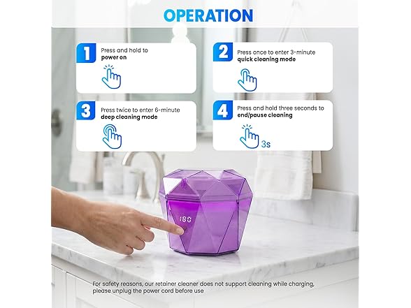 LUMYSPACE Denture Retainer Cleaner