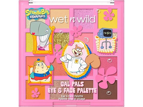 wet n wild Spongebob Eye & Face Palette - Gal Pals