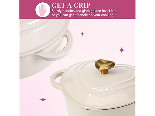 Paris Hilton Dutch Oven 2qt Cream