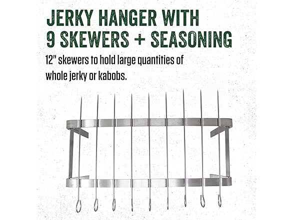 LEM Products Jerky Hanger with 9 Skewers