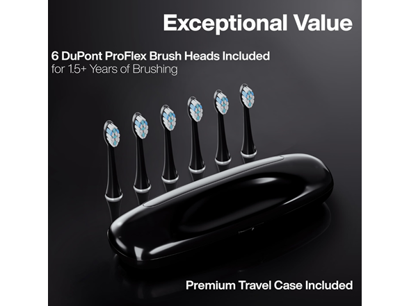 AquaSonic Black Series Pro Toothbrush 5 Mode
