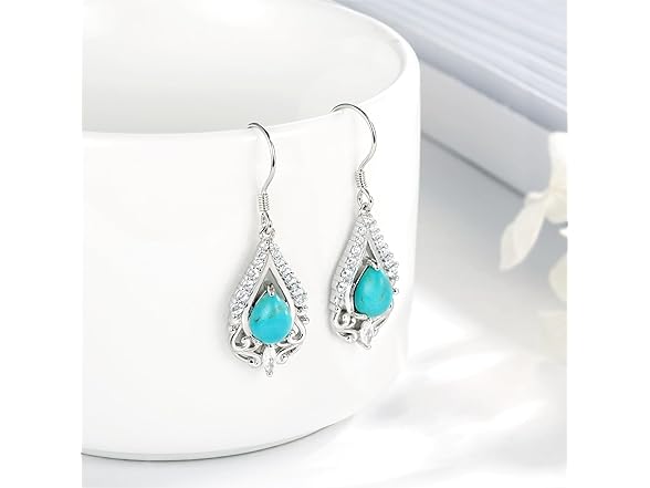 Mic Tai Sterling Silver Turquoise Earrings