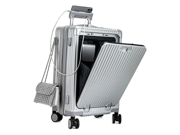 feilario Hardside Carry-On, USB Port