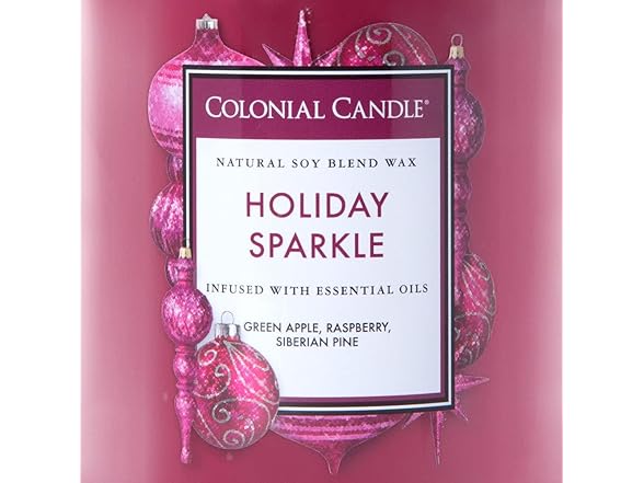 Colonial Candle Holiday Sparkle,19 oz