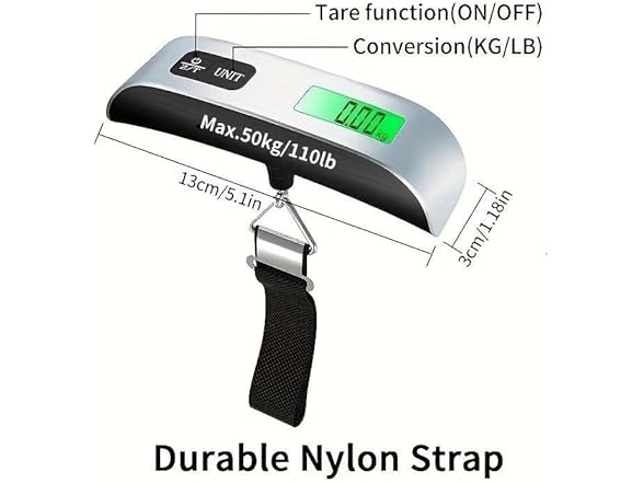 Generic AAP-Tool-161 50Kg Hanging Luggage Scale