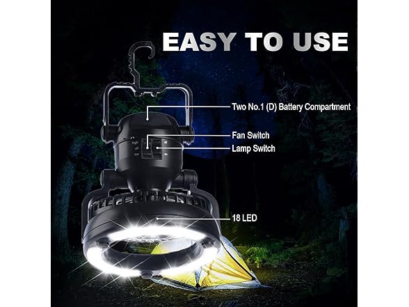 keisnoaja LED Camping Lantern
