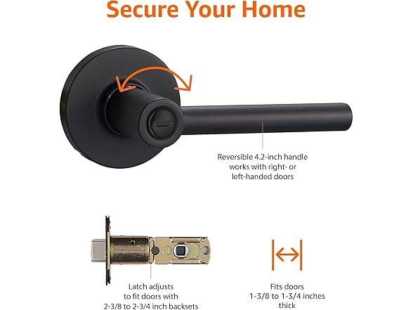 Amazon Basics Madison Lever Privacy 6pk