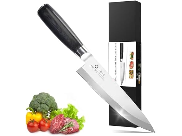 8 Inch Japanese Chef Knife,Single-Bevel