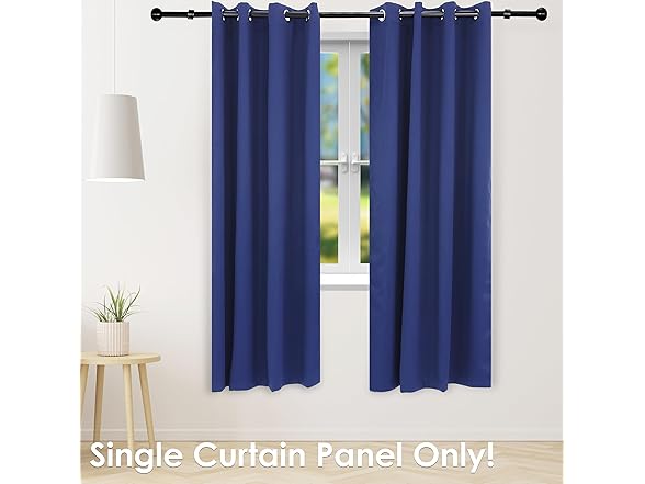 Sunnydaze Decor Blackout Curtain - Blue