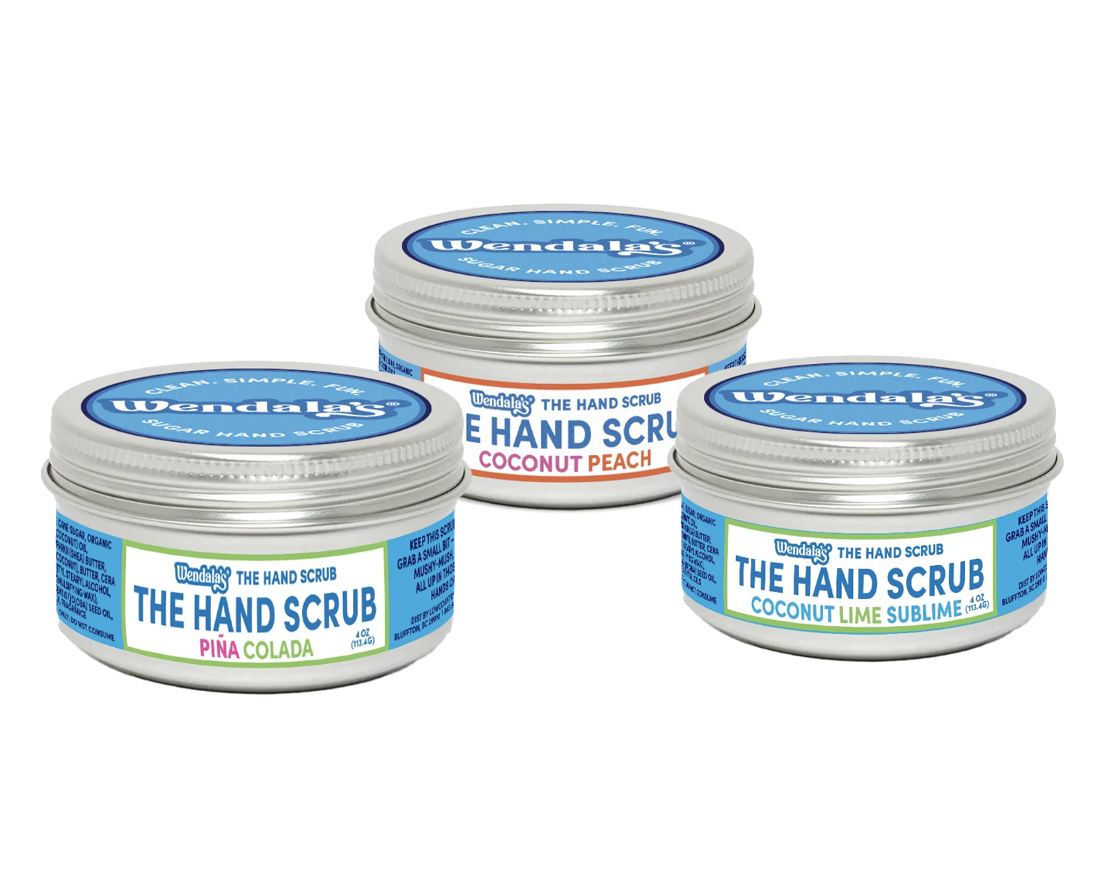 (3pk) Wendala's Coastal Hand Scrubs - Gallery 2