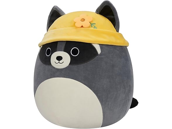 Squishmallows Original 14" Rocky Grey Raccoon