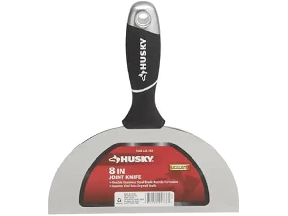 Husky 8 in. Joint Knife Stainless Steel
