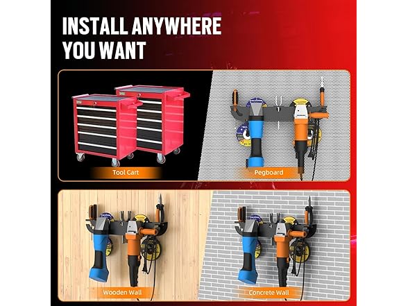 Angle Grinder Holder for Milwaukee/Dewalt