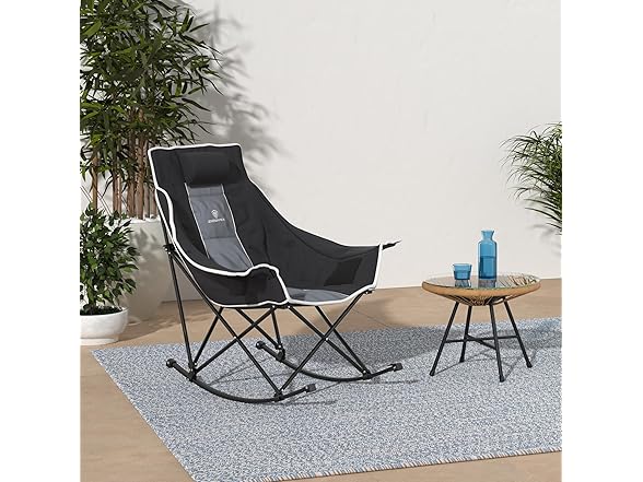 Dowinx Oversized Rocking Camping Chair