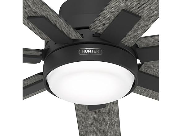 Hunter Fan 60 inch Matte Black Indoor Ceiling Fan