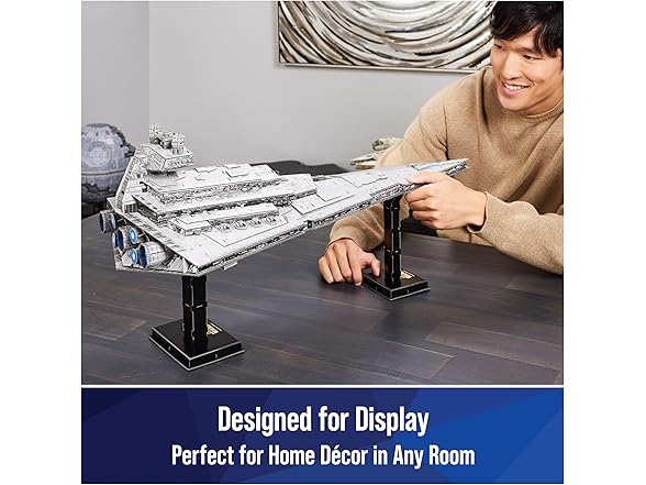 4D Build, Star Wars Deluxe Imperial Star Destroyer 3D Model Kit