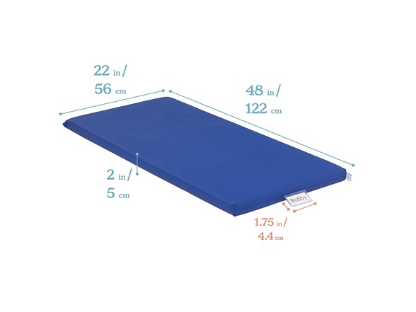 ECR4Kids SoftZone Rainbow Rest Mat