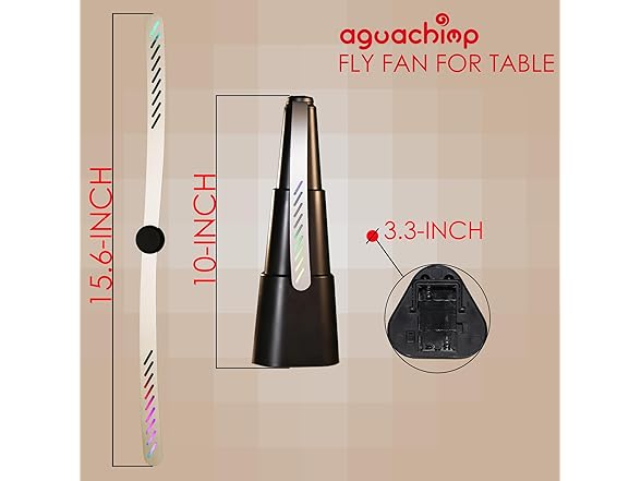 AguaChimp-Fly Fans for Tables