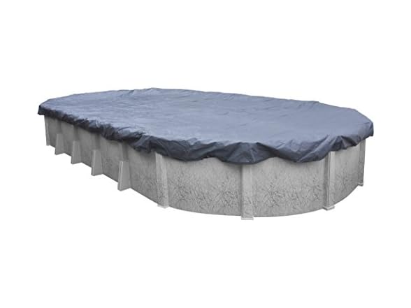 Robelle 12 x 18 ft Blue Winter Oval Pool Cover
